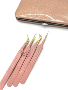 Nouvelles pinces à cils pour extensions de cils et soin des sourcils, pinces de précision antistatiques durables en acier inoxydable - Product Image 3
