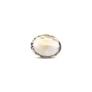 Loose Citrine Gemstone 13.5 Carat Oval Cabochon for Fine Jewelry - Product Image 2