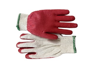 Gants de jardinage réutilisables en coton et polyester avec revêtement en latex antidérapant et anti-coupure, avec poignet tricoté, 10 paires, protection pour les mains - Product Image 6
