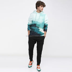 Nardon Apparel 2025 Sudadera con capucha estampada de algodón 100% para hombre, ropa holgada elegante lisa con colores sólidos - Product Image 1