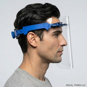 Protection faciale professionnelle intégrale transparente pour hommes – Écran de protection oculaire et facial - Product Image 3