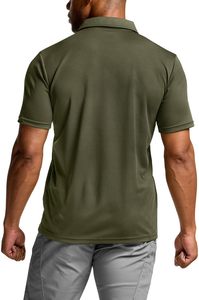 เสื้อโปโลผู้ชายผ้าโพลีเอสเตอร์ ป้องกันขนร่วง น้ำหนักเบา ระบายอากาศได้ดี เหมาะสำหรับใส่ลำลอง เล่นกีฬา ทำธุรกิจ ผลิตจากโรงงาน - Product Image 2