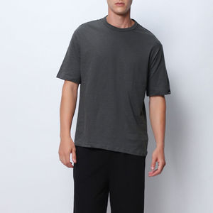 Camiseta Gráfica Personalizada de Corte Holgado para Hombre, Camisetas de Moda de Verano, 100% Algodón, Oversize, Antiarrugas - Product Image 4