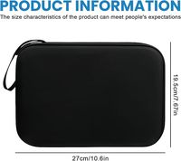 Étui à lunettes avec 7 compartiments - Organisateur de lunettes de soleil pour hommes et femmes - Étui rigide pour le rangement des lunettes - Sac de voyage