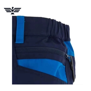 Men's Fluorescent Polyester Heavy Duty <b>Work</b> <b>Pants</b> Navy Royal Blue Reinforced Utility <b>Cargo</b> Trousers Multi-Pocket Construction - Product Image 6
