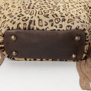 Sac bandoulière en cuir suédé de vache style western, sac à main sculpté à la main avec franges, style cowgirl - Product Image 5