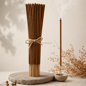 Bâtons d'encens indiens en bois de santal écologiques de 9 pouces, 8 bâtons, Agarbatti en bambou, pour la prière et l'aromathérapie, vente en gros, export en vrac - Product Image 3
