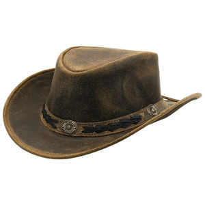 Sombrero de Vaquero Occidental Unisex de Fieltro de Lana 100% Personalizado al por Mayor con Borde Ancho y Banda de Cuero Puro, Sombrero de Vaquero Blanco - Product Image 1