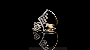 Designer Open Style 14K Gold Lab Grown Diamond <b>Ring</b> | IGI Certified Elegant Party Wear <b>Statement</b> <b>Ring</b> for Women - Product Image 3
