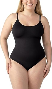 Body gainant sans couture pour femme, bretelles spaghetti, effet ventre plat, couleur unie, coupe moulante, toutes saisons - Product Image 4