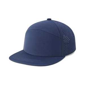 Gorra Deportiva Casual Transpirable con Cierre a Presión, Unisex, Azul, de Algodón, con Visera Plana, para Actividades al Aire Libre en Primavera y Verano - Product Image 2