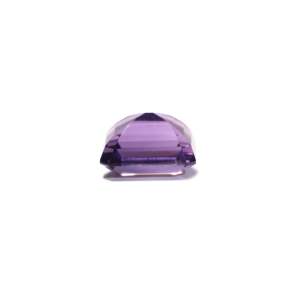Loose Amethyst Gemstone 9.9 Carat Emerald Cut Natural Raw Stone for Fine Jewelry - Product Image 3