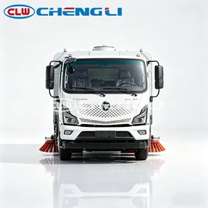 รถกวาดถนนไฟฟ้า Foton 4x2 พร้อมแบตเตอรี่ CATL 162kWh สำหรับล้างและกวาดทำความสะอาดถนน มีจำหน่าย - Product Image 6