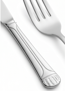 Ensemble de couverts classiques en acier inoxydable, 3 pièces, finition miroir, couteau, fourchette, cuillère, passe au lave-vaisselle, vaisselle de mariage - Product Image 2