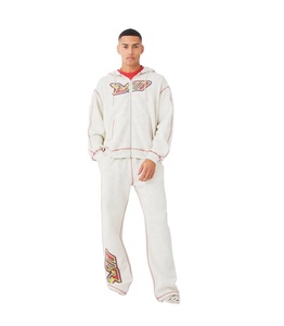 Logo personnalisé Survêtement unisexe Jogging uni respirant French Terry Fleece High Street Survêtements décontractés pour hommes - Product Image 1