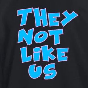 เสื้อยืดแขนสั้นลายกราฟิกสีดำสำหรับเด็ก ลายพิมพ์ตัวอักษร "They Not Like Us" สีน้ำเงิน คอกลม สไตล์ลำลอง แฟชั่นสำหรับเด็ก ใส่ได้ทุกวัน - Product Image 6