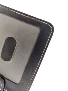 Portefeuilles pour hommes en cuir véritable personnalisés, à double pliage, courts, de haute qualité, avec blocage RFID, couleur et logo personnalisables, tendance, grand format - Product Image 6