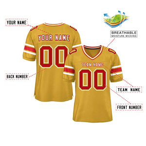 Maillots de football américain entièrement personnalisables avec broderie, dernier design, best-seller, service OEM - Product Image 5