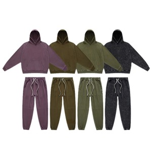 Sudadera con Capucha Unisex Oversize de Algodón 100% de 420G con Efecto Desgastado, Personalizable con Logotipo, Estilo Urbano, Moda de Invierno, Venta al por Mayor 2026, Ajuste OEM - Product Image 1