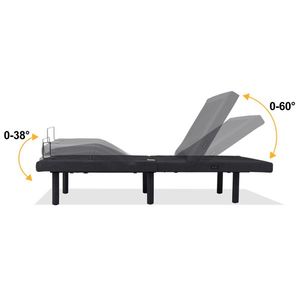 Letto Elettrico con Doppio Motore e Telecomando Wireless, Capacità 180 kg, con Funzione Massaggio a 2 Punti - Product Image 5