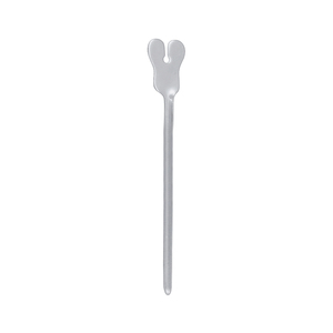 Forceps chirurgical à pointe rainurée 140 mm, droit, en acier inoxydable, instrument manuel de gynécologie - Product Image 4