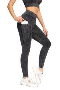 Conjunto de Yoga para Mujer, 2 Piezas, Sin Costuras, Leggings de Cintura Alta, Top Corto con Espalda Cruzada y Cuello Redondo, Spandex, Poliéster, Elástico en 4 Direcciones - Product Image 5