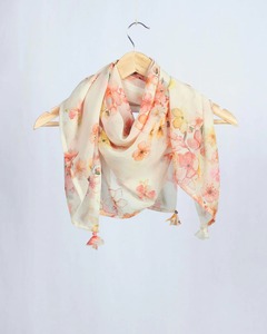 Custom Luxury Womens Printed Silk Scarf Soft Lightweight Square Headscarf OEM ODM Manufacturer Wholesale Supplier - Product Image 5