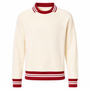 Sudadera con Capucha Tejida para Hombre, Manga Raglán, Estilo Preppy, Corte Regular, Color Sólido, Ropa de Invierno, 100% Algodón, con Bolsillo - Product Image 4