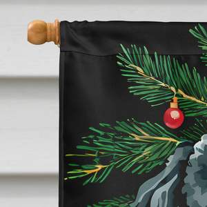 Large Multicolor Polyester Poodle <b>Christmas</b> House Flag Porch Sleeve Pole Decorative Yard Banner <b>Artwork</b> Wall Hanging - Product Image 3