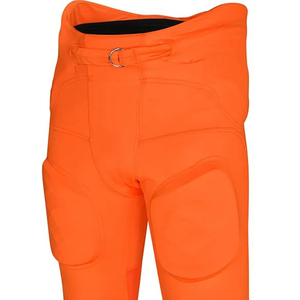 Men Youth American Football <b>Practice</b> Pants with Integrated <b>Pads</b> White Black Breathable Football Pants - Product Image 4