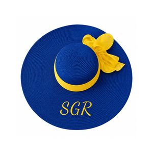 <b>Women</b> Greek Inspired Floppy <b>Hat</b> Wide Brim Fashion Sun <b>Hat</b> Elegant Sorority Style Outdoor Beach <b>Summer</b> Headwear Casual Accessory - Product Image 1