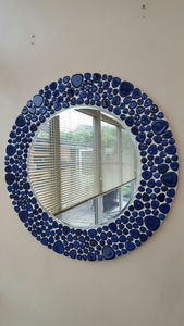 Mosaic Shell Items Iron Quality Rope Borden Wall Mirror <b>for</b> <b>Bedroom</b> Living Room and Bathroom Decoration From India Export - Product Image 5