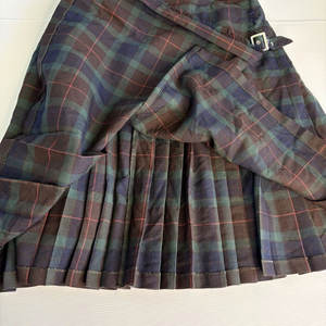 Falda Escocesa Vintage de Tartán Blackwatch, Plisada, de Lana, para Mujer, Venta al Por Mayor - Product Image 3