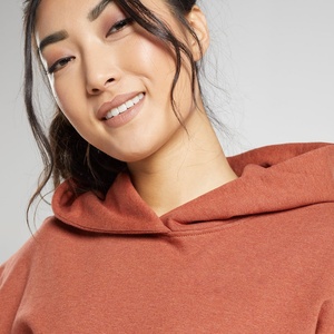 Sweat-shirts à capuche personnalisés en coton tricoté de haute qualité pour femmes, mode d'hiver, logo avant écologique, toutes les couleurs en stock - Product Image 5