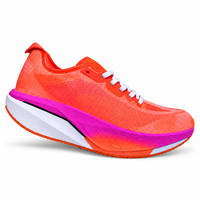 Chaussures de course légères en maille respirante, baskets à semelle épaisse amortissante, chaussures de sport pour la marche sur route, vente en gros