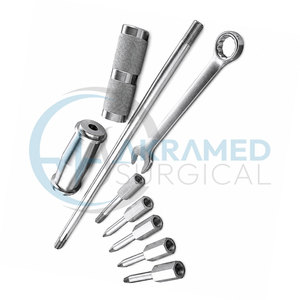 Juego de Extractores de Clavos Femorales Universales de Acero Inoxidable, Instrumento Quirúrgico Veterinario Ortopédico, Certificado CE, Reutilizable - Product Image 6