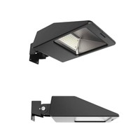 Lampadaire LED 30-100W, étanche IP66, corps en aluminium moulé sous pression, blanc chaud, IK09, dimmable, robuste, pour extérieur