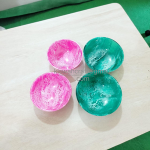 Cuenco para servir pulido de nuevo diseño con base de resina, exhibición colorida de frutas y chocolate para el hogar, hotel o restaurante, Mesa - Product Image 4