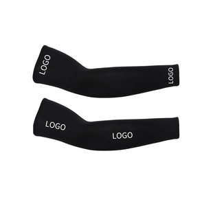 Manchons de cyclisme noirs respirants, protection solaire, protège-coudes, équipement sportif - Product Image 2