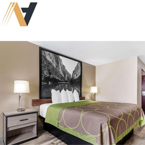 Vibrant Super 8 Bedroom Set-Muebles de hotel contemporáneos con acabado MDF + LPL para comodidad y estilo-Vietnam Manufacturer Export - Product Image 4