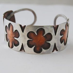 Handcrafted Copper <b>Bracelet</b> with <b>Crystal</b> Unique Elegance and Style Fashion Accessory - Product Image 1