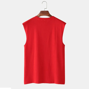 Camiseta sin Mangas Personalizable para Hombre, Ligera y Transpirable, de Algodón y Poliéster, para Gimnasio, Fitness y Entrenamiento - Product Image 2