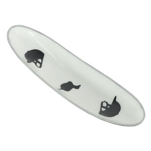 Tazón Decorativo Apto para Lavavajillas, para Decoración de Mesa de Fiesta, Dulces, Chocolates, Bocadillos, Tazón Ovalado Grande, Tazón de Metal Esmaltado en Blanco - Product Image 6