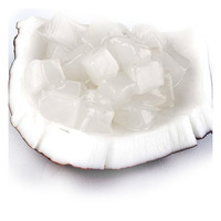 Fournisseur en gros de boules de gelée de noix de coco pure du Mekong, sirop Nata de Coco, faible teneur en matières grasses, qualité alimentaire, personnalisable, emballage de 1 kg, Vietnam