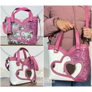 Bolsos de Mano y Bandolera de Cuero Vacuno Repujado a Mano de Primera Calidad, Bolsos de Diseño Occidental para Mujer, Venta al Por Mayor - Product Image 1