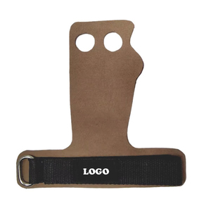 Protège-poignets en cuir à 2 trous avec fermeture auto-agrippante réglable pour la musculation et l'entraînement de force – Support de poignet à 2 trous pour la gymnastique - Product Image 4