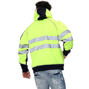 Mens Reflective <b>Utility</b> Outerwear Safety Jacket Designed For Construction Logistics Warehouse And Service Work - Product Image 2