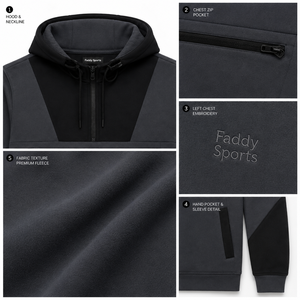 Custom Waterproof Snowboarding Hoodie Men's Tech Fleece Winter <b>Ski</b> Pullover Half Zip Windproof Thermal Outdoor Sports <b>Jacket</b> - Product Image 4