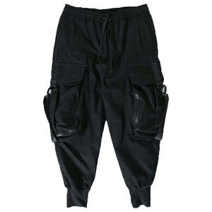 Men's Techwear Tactical Cargo Pants Multi-pocket Streetwear Joggers Urban Hip Hop <b>Harem</b> <b>Trousers</b> Black Cyberpunk Outdoor Pants - Product Image 5