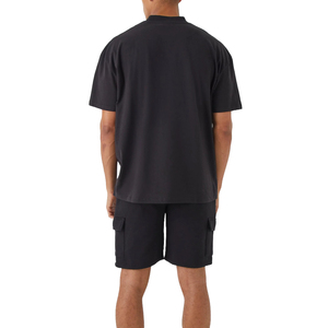 Nuevo Conjunto de Verano de Alta Calidad, Estilo Vintage, 2 Piezas, Camisetas con Cuello Redondo y Pantalones Cortos Deportivos, Impresión de Logotipo Personalizado, Transpirable, para Fitness - Product Image 3